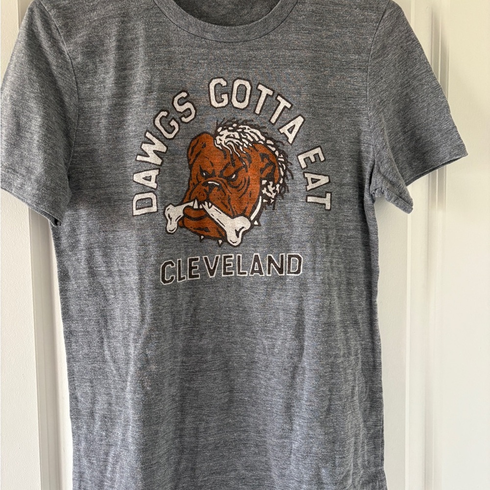 Homage Gray Crewneck Tee Unisex Cleveland View 2